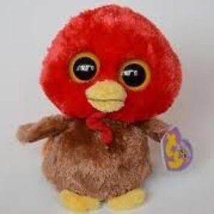 Rare Old turkey beanie boo “Gobbles”